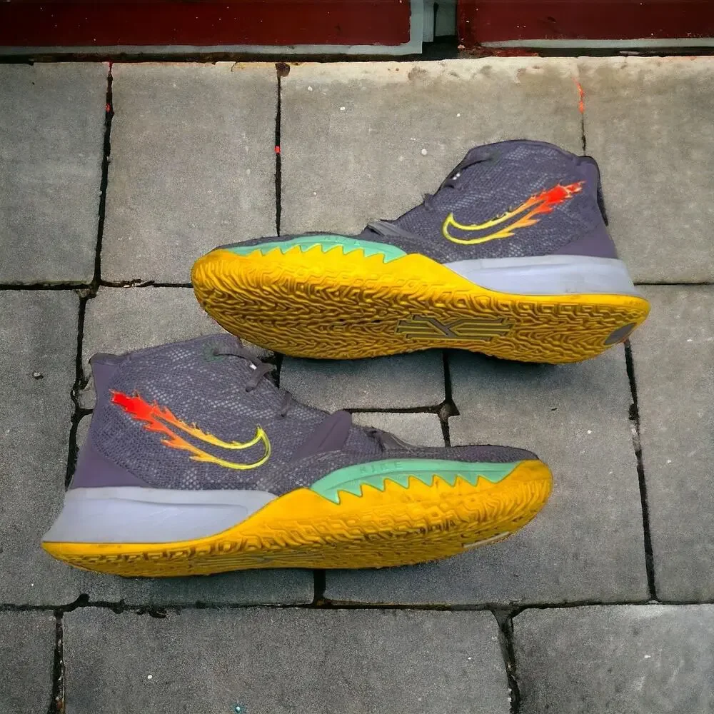Nike‎ Kyrie 7 DayBreak Citron Pulse 6.5Y 6.5 CT4080-500 Grade School Shoes